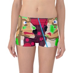 Abstract Animal Boyleg Bikini Bottoms by Valentinaart