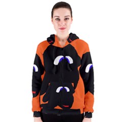 Black Sheep Women s Zipper Hoodie by Valentinaart