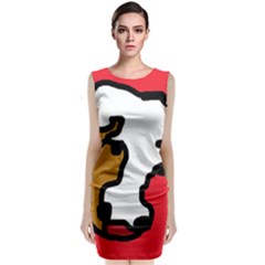 Artistic Cow Classic Sleeveless Midi Dress by Valentinaart