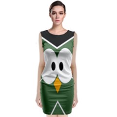 Green Owl Classic Sleeveless Midi Dress