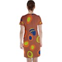 Orange abstraction Short Sleeve Nightdress View2