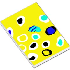 Yellow Abstract Pattern Large Memo Pads