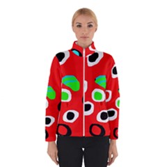 Red Abstract Pattern Winterwear by Valentinaart