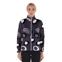 Gray Abstract Pattern Winterwear