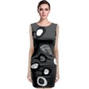 Gray abstract pattern Classic Sleeveless Midi Dress View1