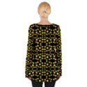 Dots Pattern Yellow Women s Tie Up Tee View2