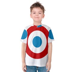 Roundel Of The French Air Force  Kid s Cotton Tee