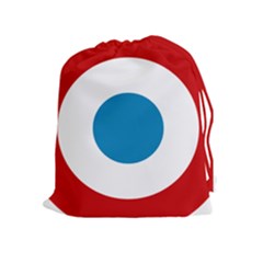 Roundel Of The French Air Force  Drawstring Pouches (extra Large) by abbeyz71