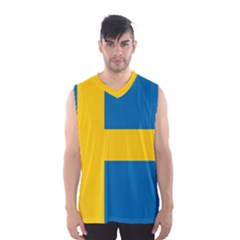 Flag Of Sweden Men s Basketball Tank Top by abbeyz71