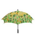 Yellow little bird Golf Umbrellas View3