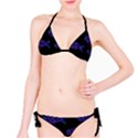 Purple fishes pattern Bikini Set View1