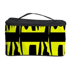 Yellow abstract pattern Cosmetic Storage Case