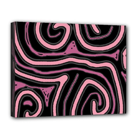 Decorative Lines Canvas 14  X 11  by Valentinaart