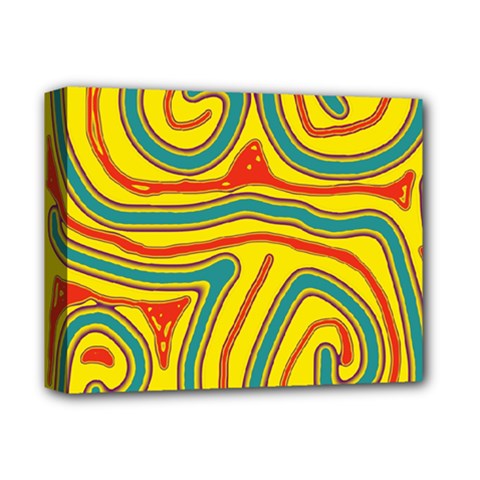 Colorful Decorative Lines Deluxe Canvas 14  X 11 