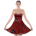 Decorative abstract art Strapless Dresses View1