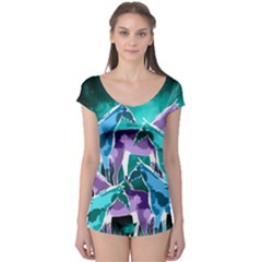  Horses Under A Galaxy Boyleg Leotard  by DanaeStudio