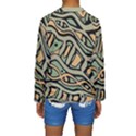 Green abstract art Kid s Long Sleeve Swimwear View2