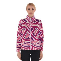 Pink And Purple Abstract Art Winterwear by Valentinaart