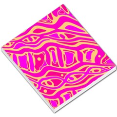 Pink Abstract Art Small Memo Pads