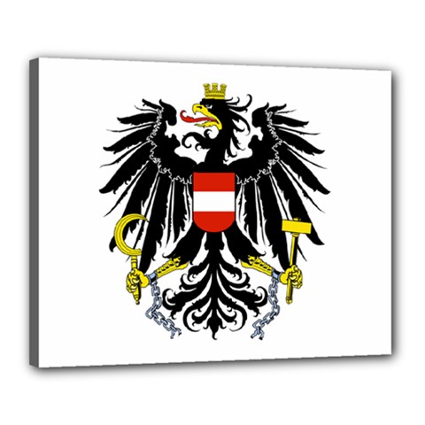 Coat Of Arms Of Austria Canvas 20  X 16 