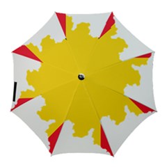 Belgium Flag Map Golf Umbrellas