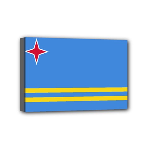 Flag Of Aruba Mini Canvas 6  X 4 