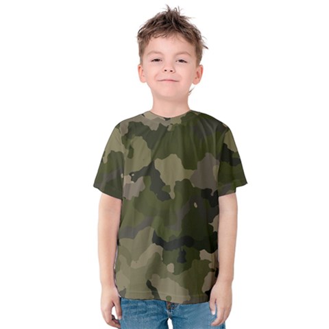 Huntress Camouflage Kid s Cotton Tee by TRENDYcouture