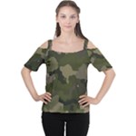 Huntress Camouflage Women s Cutout Shoulder Tee