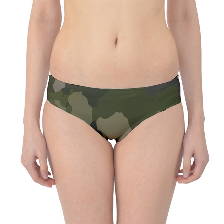 Huntress Camouflage Hipster Bikini Bottoms