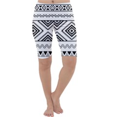 Bw Pattern Cropped Leggings 