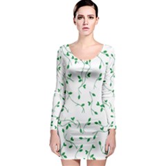 Nature Pattern Long Sleeve Bodycon Dress by gumacreative