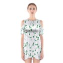 Nature pattern Cutout Shoulder Dress View1