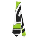 Green high art abstraction Neckties (Two Side)  View1