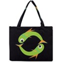 Green fishes Mini Tote Bag View1