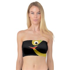 Yellow Fishes Bandeau Top by Valentinaart