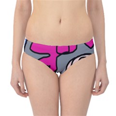 Colorful Abstract Design By Moma Hipster Bikini Bottoms