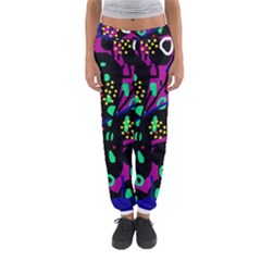 Abstract Colorful Chaos Women s Jogger Sweatpants by Valentinaart