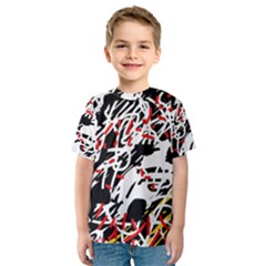 Colorful Chaos By Moma Kid s Sport Mesh Tee