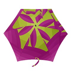 Yellow And Pink Landscape Mini Folding Umbrellas by Valentinaart