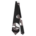 Gray abstract design Neckties (Two Side)  View2