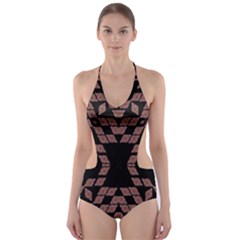 EARTH TOONS Cut-Out One Piece Swimsuit