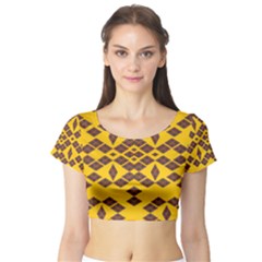 Jggjgj Short Sleeve Crop Top (tight Fit) by MRTACPANS