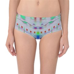 Rainbows In The Moonshine Mid-waist Bikini Bottoms by pepitasart