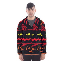 Halloween Pumpkin Hooded Wind Breaker (men) by Valentinaart