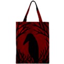 Halloween raven - red Zipper Classic Tote Bag View1