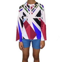 Decorative Flag Design Kid s Long Sleeve Swimwear by Valentinaart