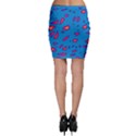 Blue and red neon Bodycon Skirt View2