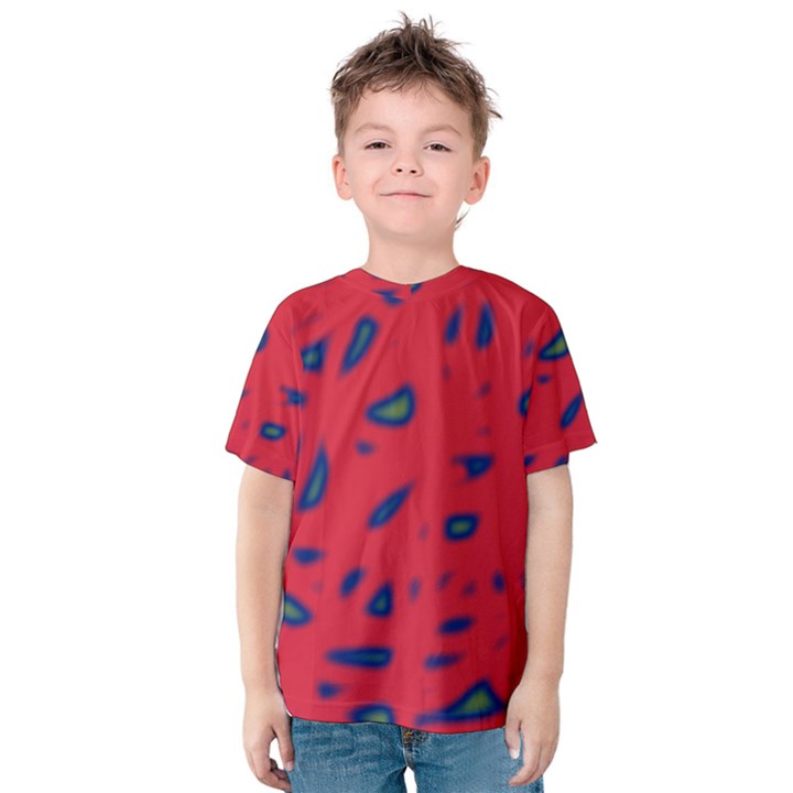 Red neon Kid s Cotton Tee