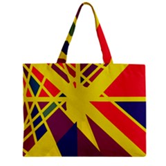 Hot Abstraction Zipper Mini Tote Bag by Valentinaart