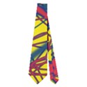 Yellow and red neon design Neckties (Two Side)  View1